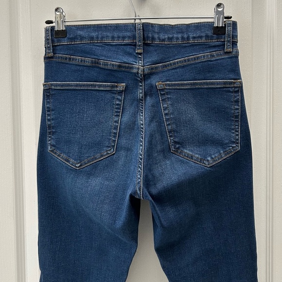 Topshop Jamie Skinny Jeans High Rise Ankle Length Mid Indigo Blue Size 26 - Picture 11 of 15
